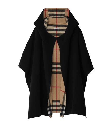 burberry check cape|burberry cape men.